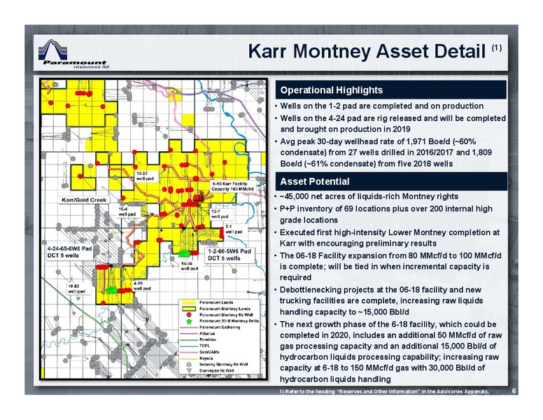 January 2019 Corporate Presentation – Paramount Resources Ltd. – slide 5
