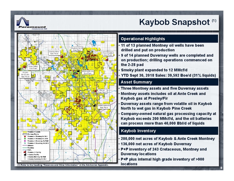 January 2019 Corporate Presentation – Paramount Resources Ltd. – slide 7