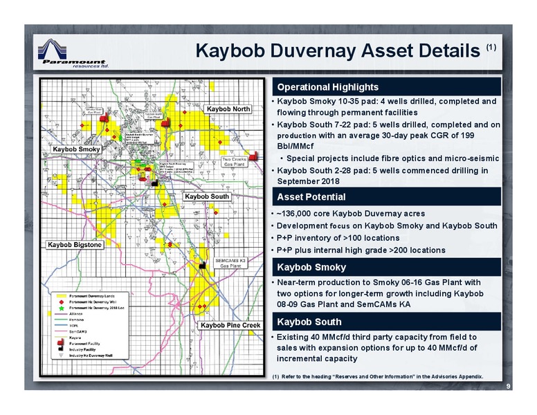 January 2019 Corporate Presentation – Paramount Resources Ltd. – slide 8