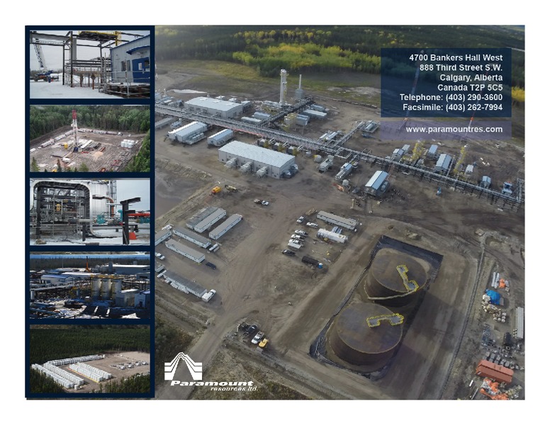 January 2016 Corporate Presentation – Paramount Resources Ltd. – slide 27