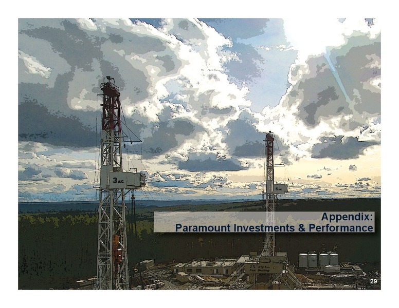 February 2018 Corporate Presentation – Paramount Resources Ltd. – slide 28