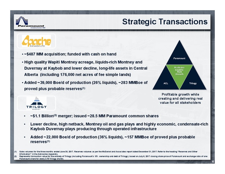 March 2018 Corporate Presentation – Paramount Resources Ltd. – slide 5