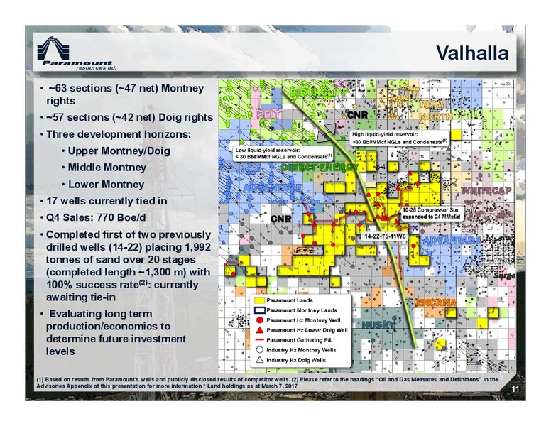 April 2017 Corporate Presentation – Paramount Resources Ltd. – slide 10