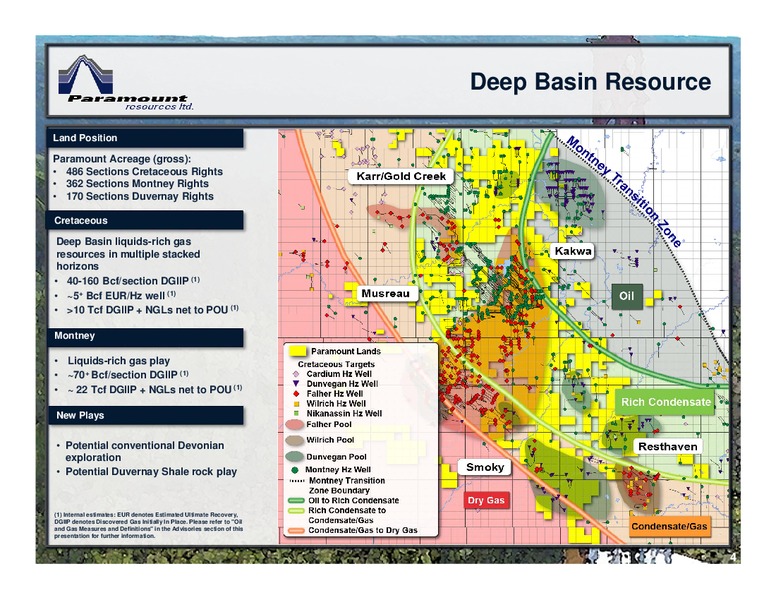 May 2016 Corporate Presentation – Paramount Resources Ltd. – slide 3