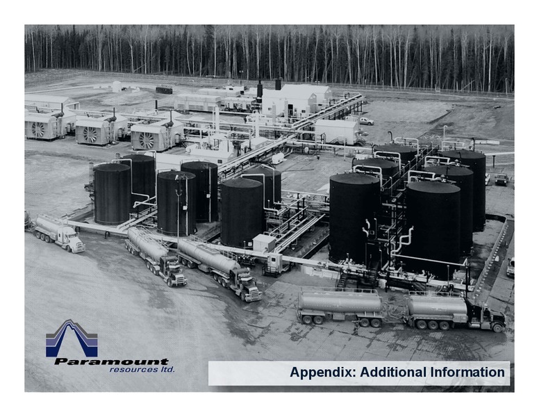 August 2018 Corporate Presentation – Paramount Resources Ltd. – slide 24