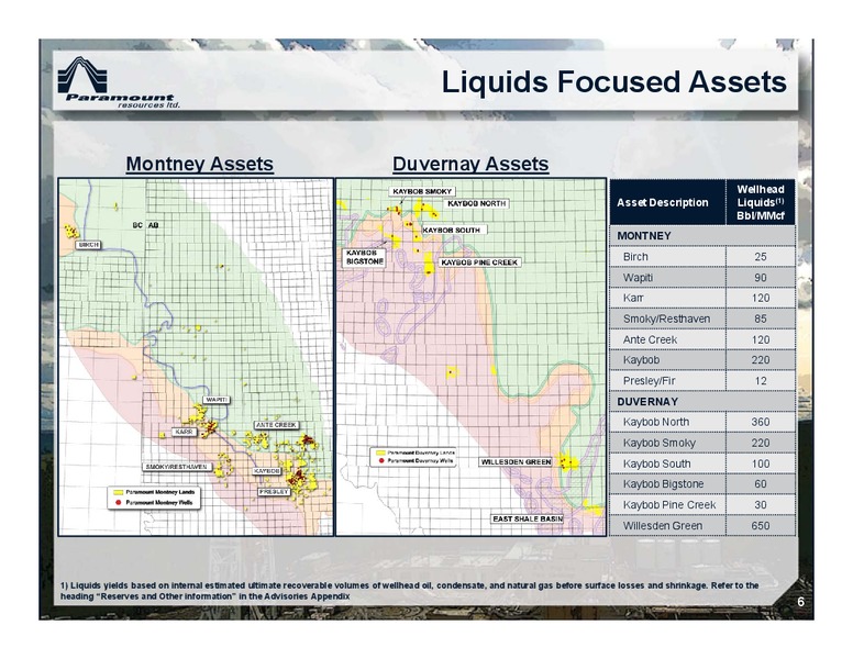 September 2017 Corporate Presentation – Paramount Resources Ltd. – slide 5