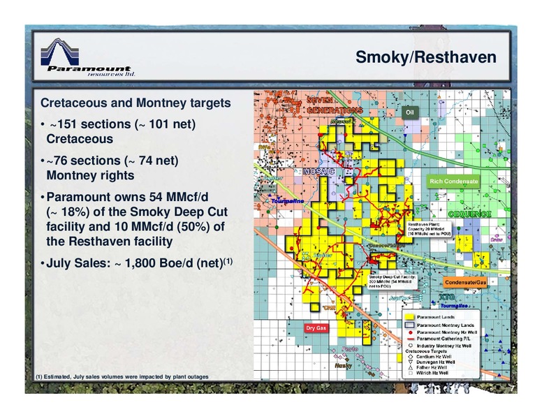 September 2016 Corporate Presentation – Paramount Resources Ltd. – slide 6