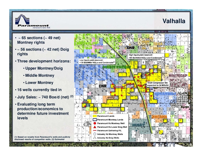 September 2016 Corporate Presentation – Paramount Resources Ltd. – slide 8