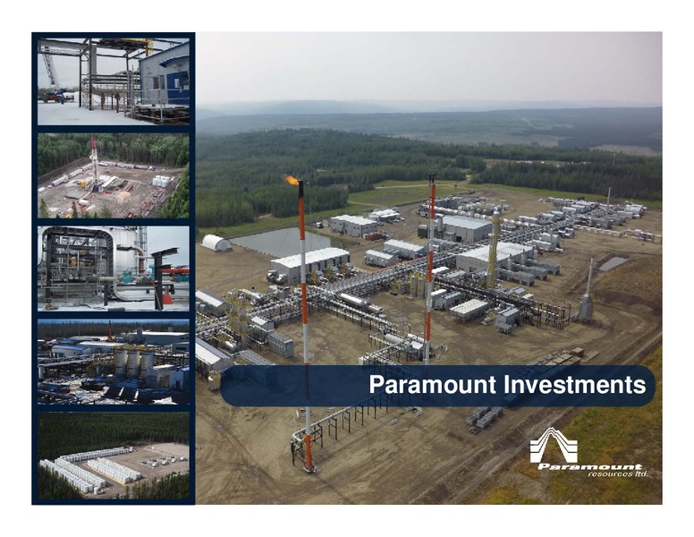 October 2015 Corporate Presentation – Paramount Resources Ltd. – slide 21