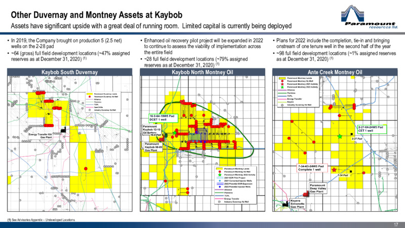 November 2021 Corporate Presentation – Paramount Resources Ltd. – slide 16