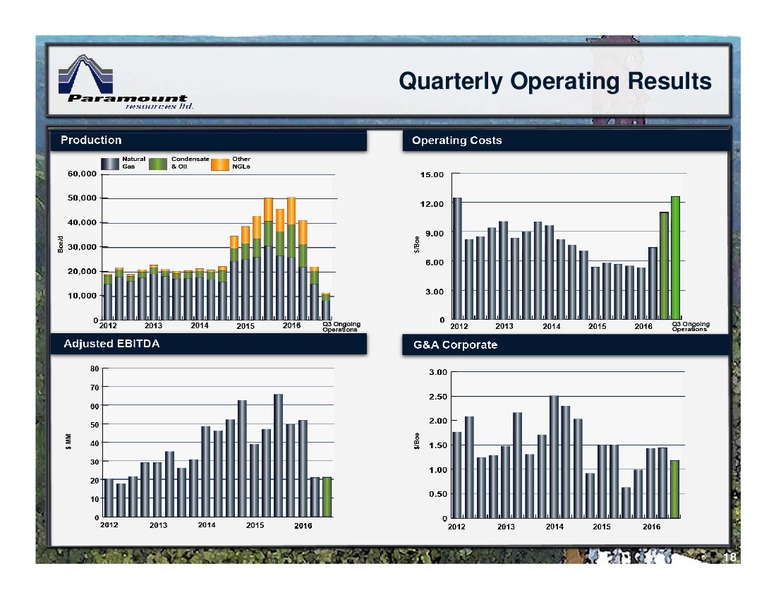 Q3 2016 Corporate Presentation – Paramount Resources Ltd. – slide 17