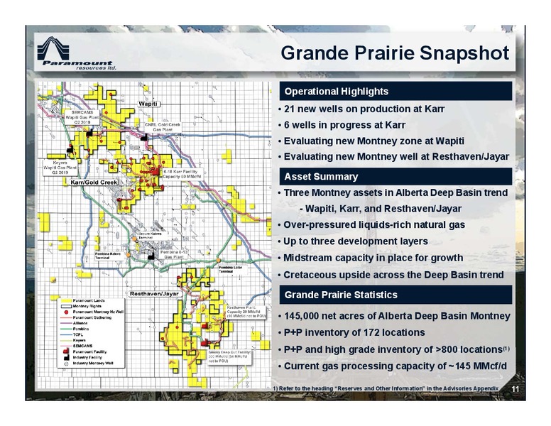 November 2017 Corporate Presentation – Paramount Resources Ltd. – slide 10