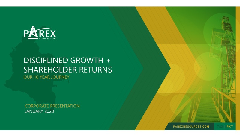 January 2020 Corporate Presentation – Parex Resources, Inc. – slide 1