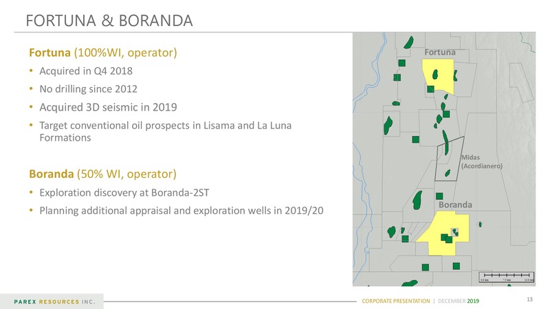 December 2019 Investor Presentation – Parex Resources, Inc. – slide 13