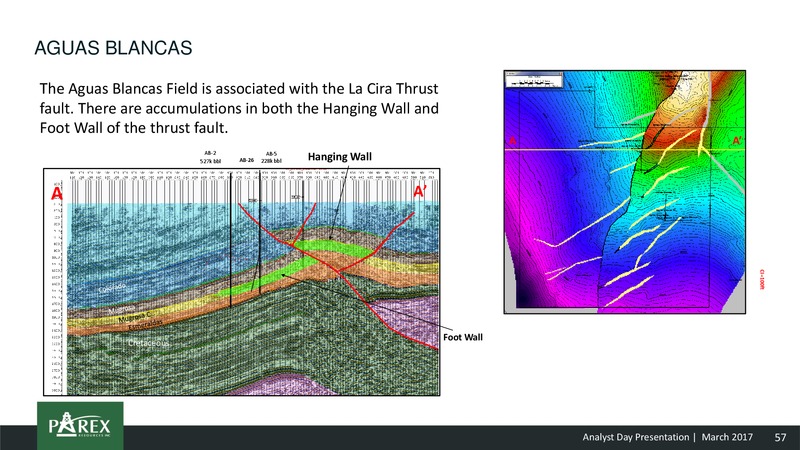 March 2017 Analyst Update – Parex Resources, Inc. – slide 57