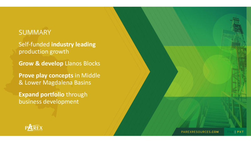 June 2021 Corporate Presentation – Parex Resources, Inc. – slide 21