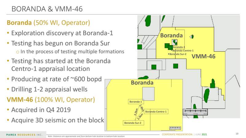 June 2021 Investor Presentation – Parex Resources, Inc. – slide 19