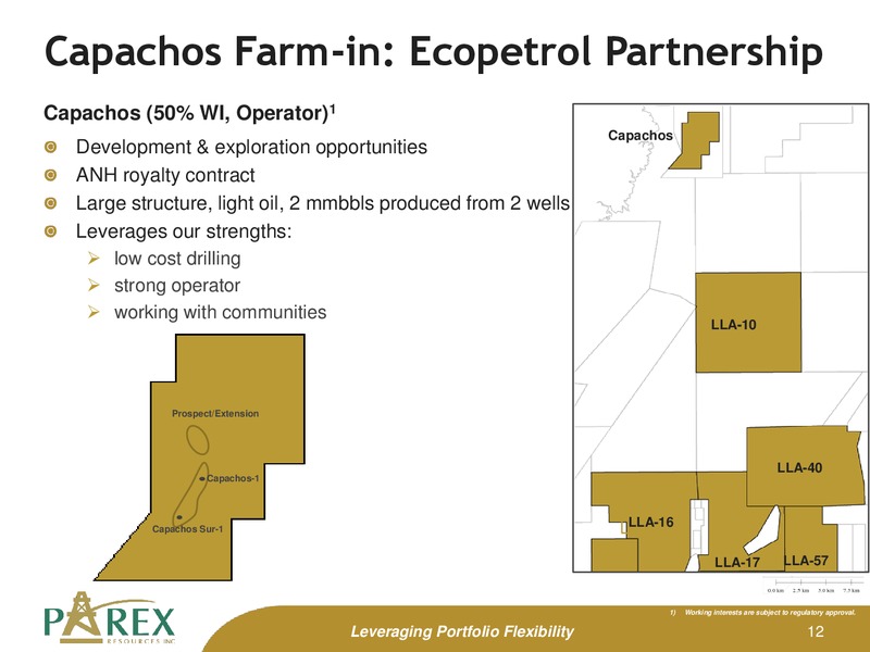 September 2015 Investor Presentation – Parex Resources, Inc. – slide 12