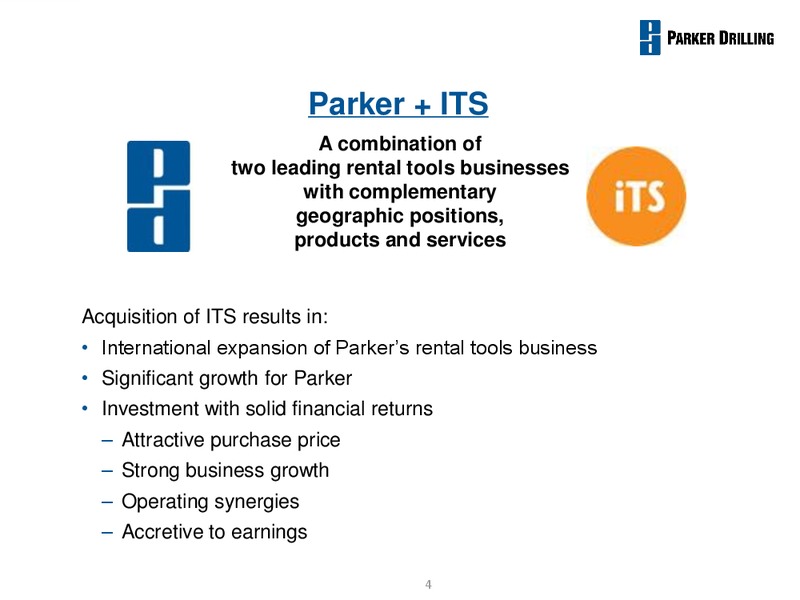 APRIL 2013 CORPORATE PRESENTATION – Parker Drilling Co. – slide 3