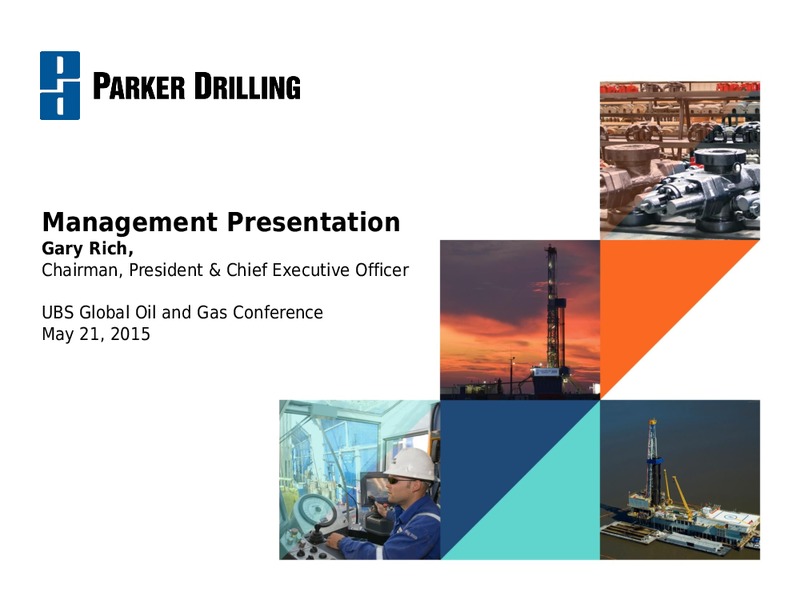 UBS 2015 GLOBAL OIL & GAS CONFERENCE – Parker Drilling Co. – slide 1