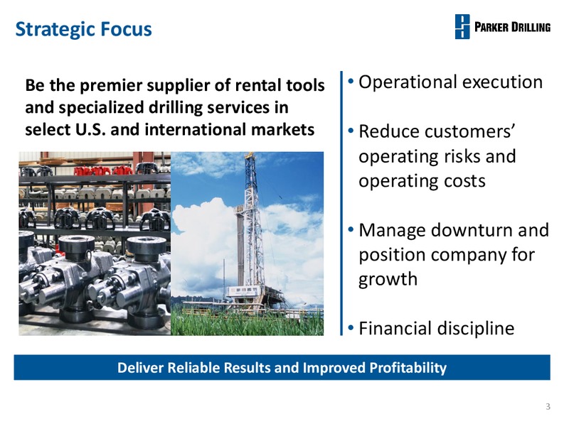 BAML Energy Credit Conference – Parker Drilling Co. – slide 2