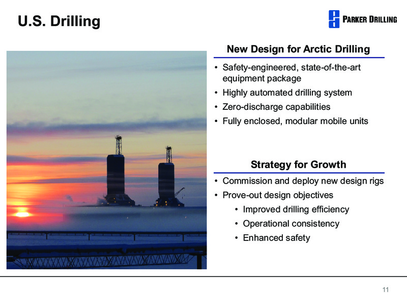 GLOBAL HUNTER SECURITIES 100 ENERGY CONFERENCE – Parker Drilling Co. – slide 10