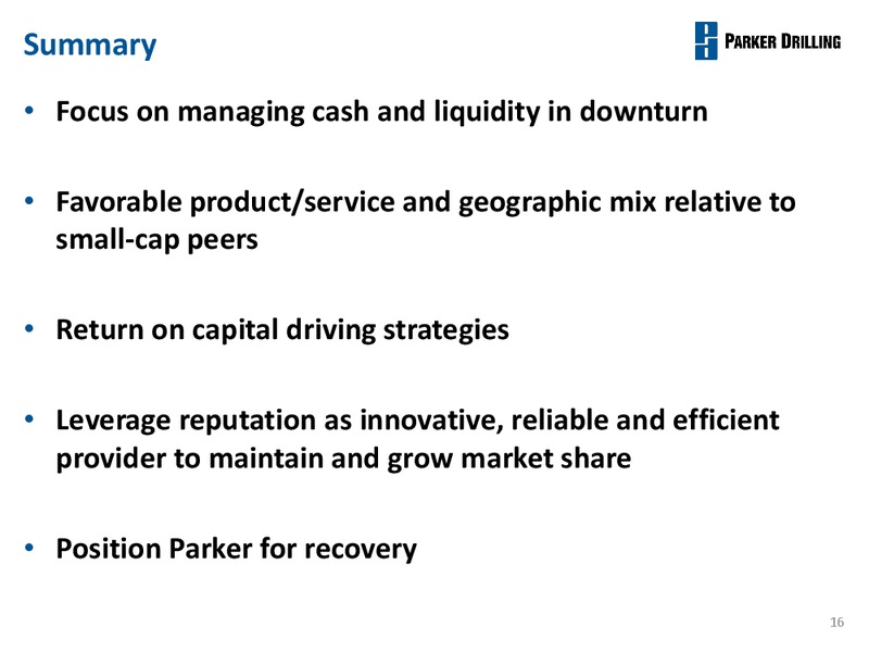 Johnson Rice Energy Conference – Parker Drilling Co. – slide 15