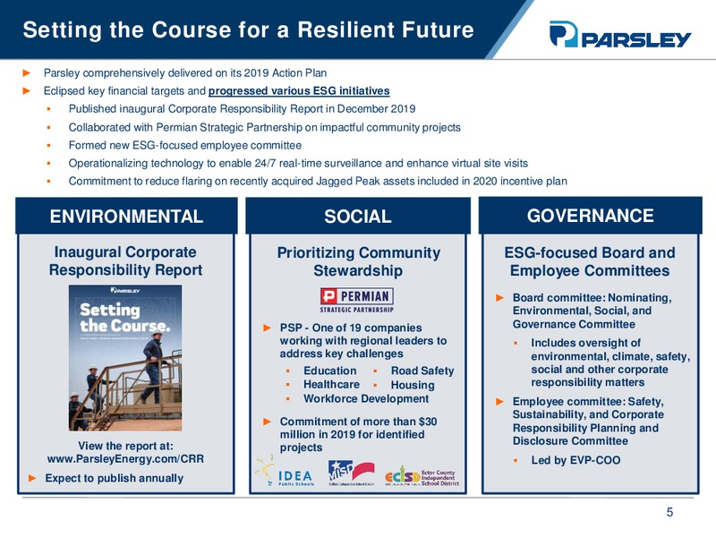 Credit Sussie 25th Annual Energy Summit – Parsley Energy Inc. – slide 4