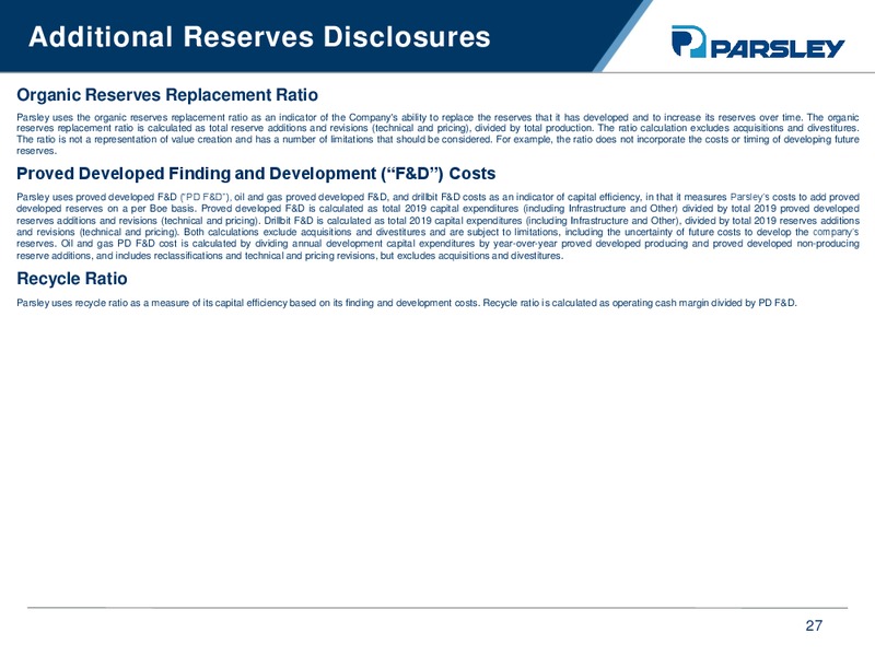 Credit Suisse 25th Annual Energy Summit – Parsley Energy Inc. – slide 26