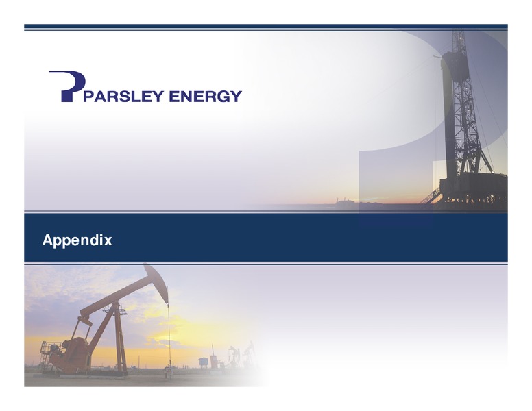 June 2015 Corporate presentation – Parsley Energy Inc. – slide 16