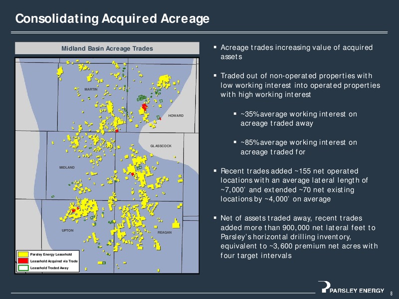 June 2017 Investor Presentation – Parsley Energy Inc. – slide 7