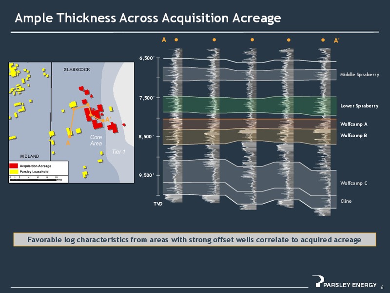 Glasscock County Acquisition – Parsley Energy Inc. – slide 6