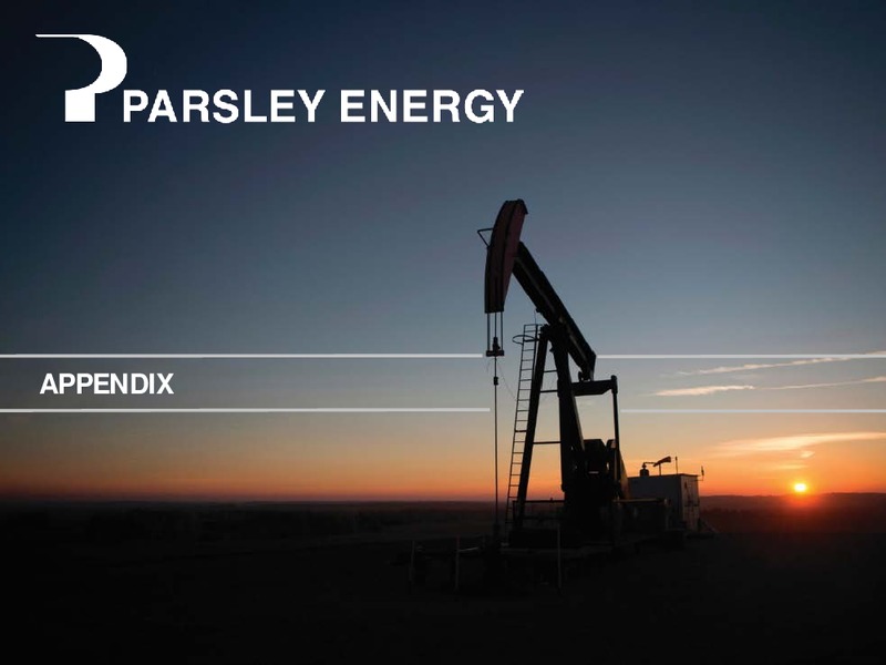 November 2015 Investor Presentation – Parsley Energy Inc. – slide 19