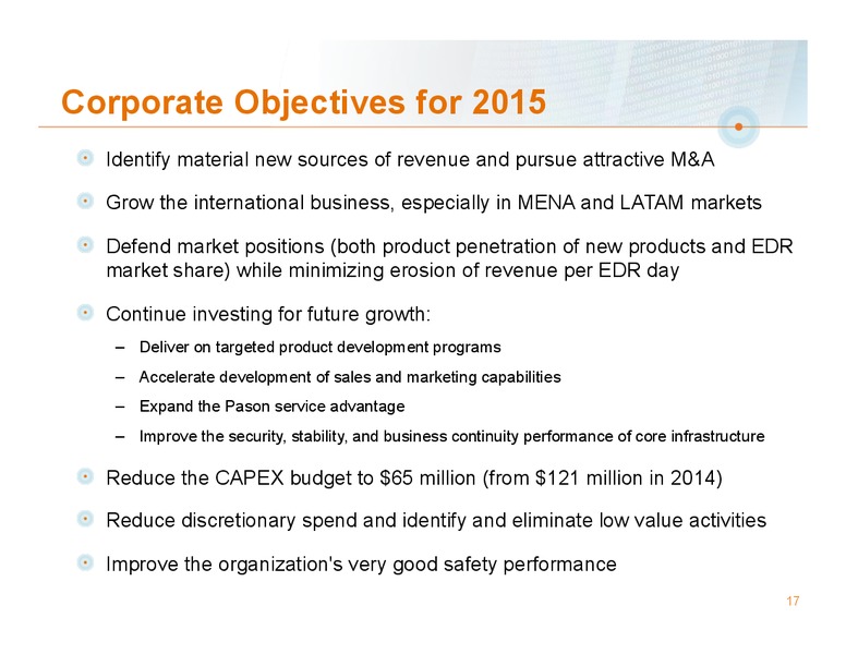 Q1 2015 Earnings Call – Pason Systems Corp. – slide 16