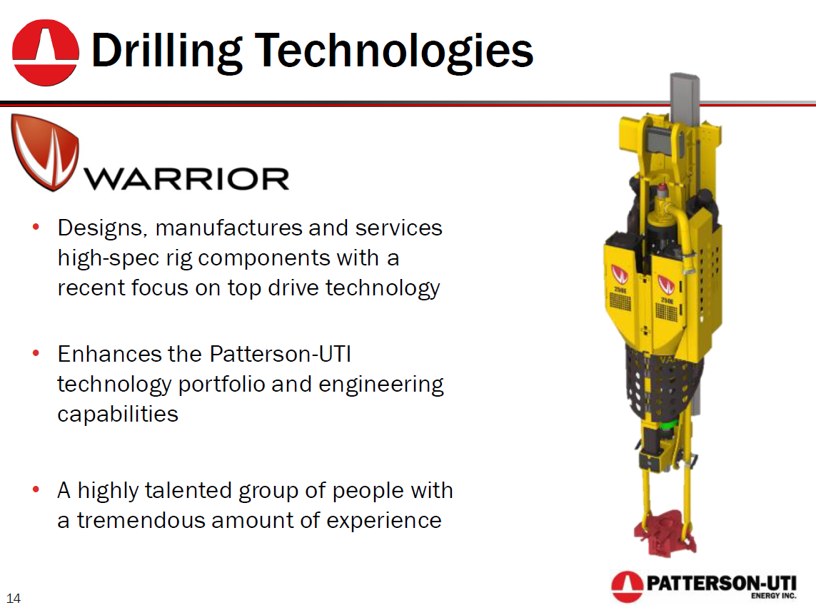 Credit Suisse 2017 Energy Summit – Patterson-Uti Energy Inc. – slide 11