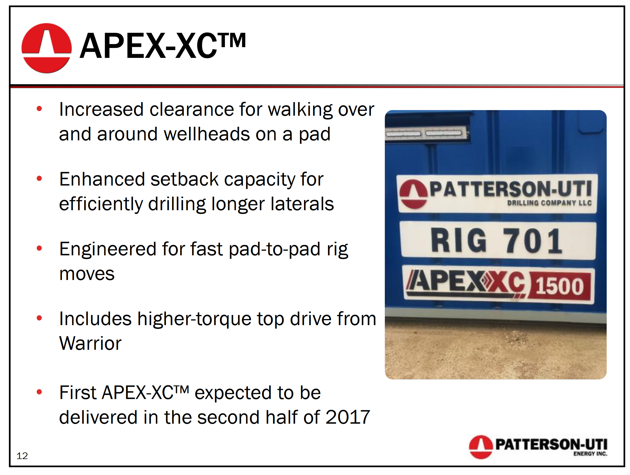 Raymond James 38th Annual Investor Conference – Patterson-Uti Energy Inc. – slide 8
