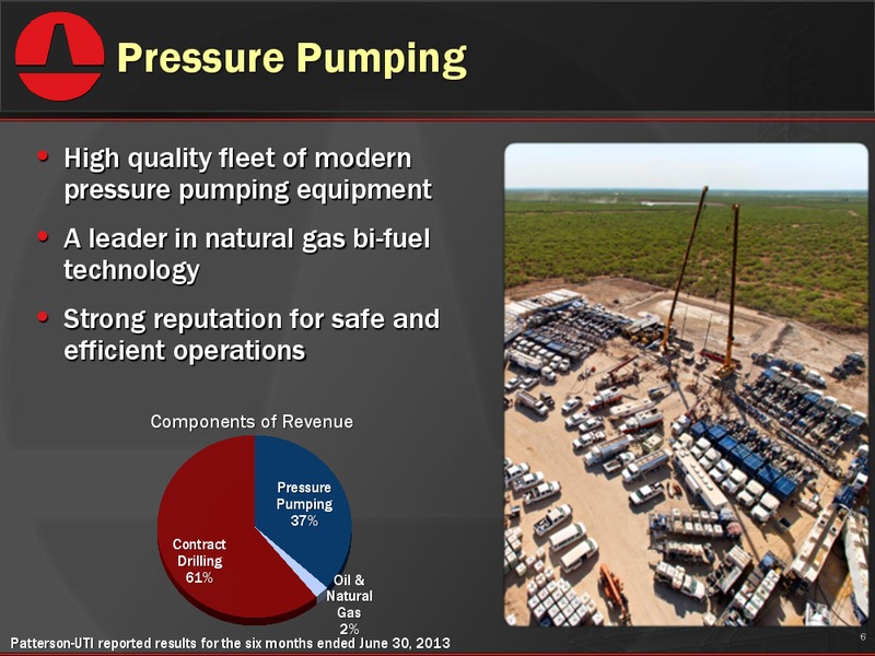 Barclays CEO Energy Conference – Patterson-Uti Energy Inc. – slide 5
