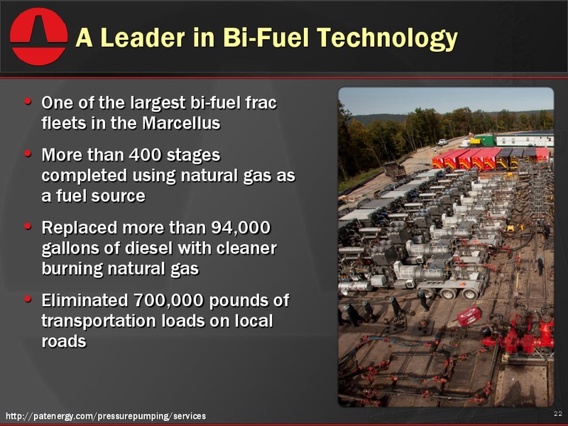 Barclays CEO Energy Conference – Patterson-Uti Energy Inc. – slide 21