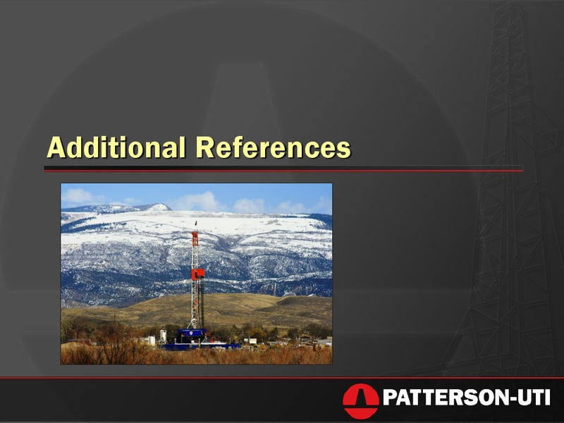 Barclays CEO Energy Conference – Patterson-Uti Energy Inc. – slide 28