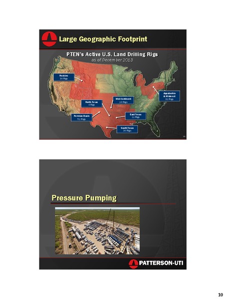 Capital One Southcoast Energy Conference – Patterson-Uti Energy Inc. – slide 9