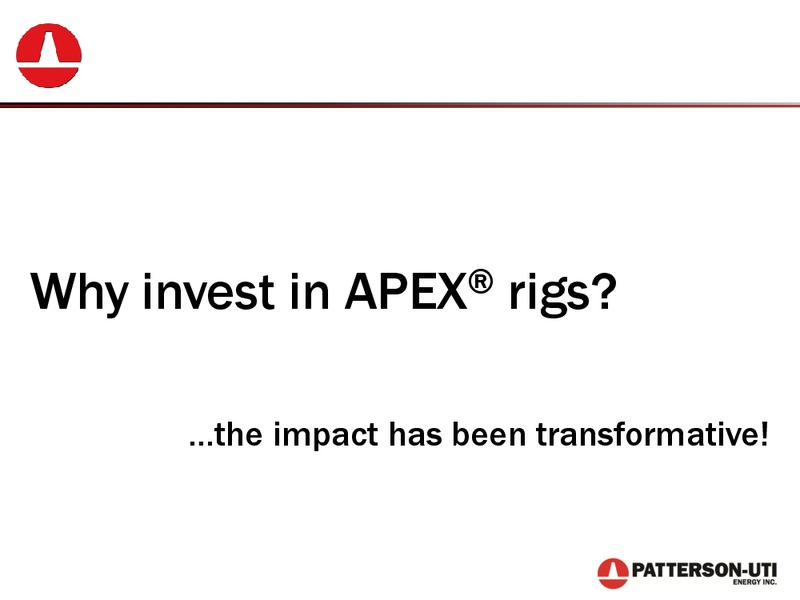 2014 GLOBAL ENERGY AND UTILITIES CONFERENCE – Patterson-Uti Energy Inc. – slide 17