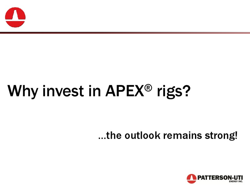 2014 GLOBAL ENERGY AND UTILITIES CONFERENCE – Patterson-Uti Energy Inc. – slide 22