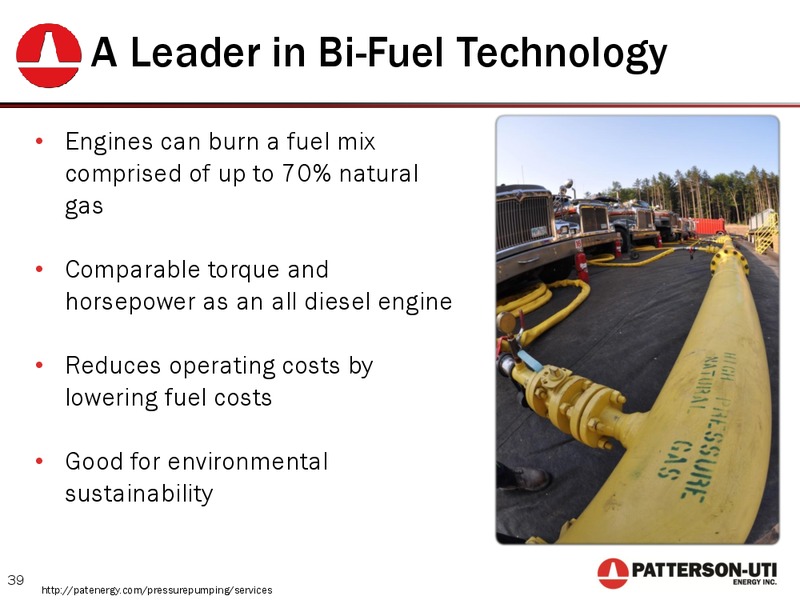 2014 GLOBAL ENERGY AND UTILITIES CONFERENCE – Patterson-Uti Energy Inc. – slide 38