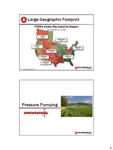 UBS Global Oil and Gas Conference – Patterson-Uti Energy Inc. – slide 7