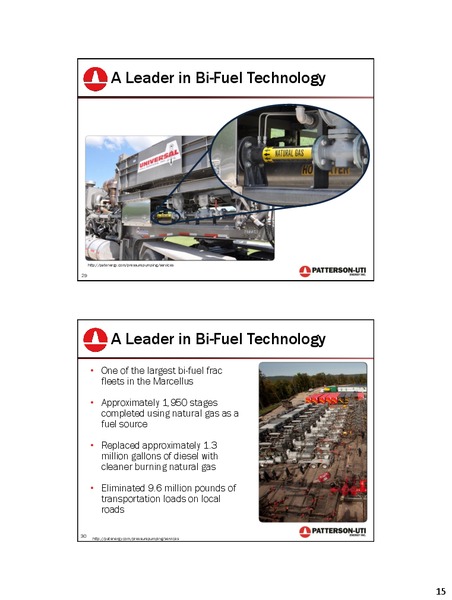 GLOBAL HUNTER 100 CONFERENCE – Patterson-Uti Energy Inc. – slide 16