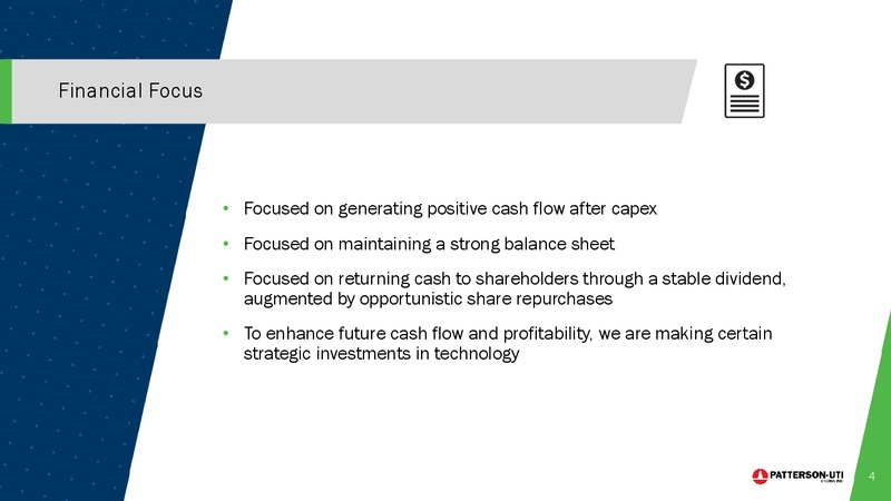 Barclays CEO Energy Power Conference – Patterson-Uti Energy Inc. – slide 3