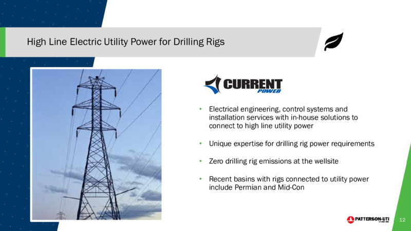 Barclays CEO Energy Power Conference – Patterson-Uti Energy Inc. – slide 11