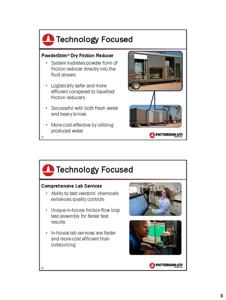 Jefferies 2016 Energy Conference – Patterson-Uti Energy Inc. – slide 9