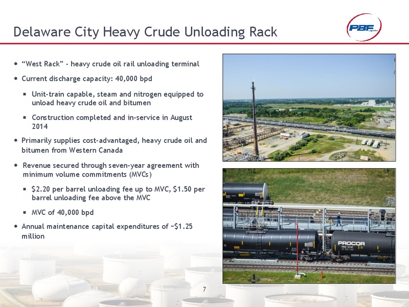 BARCLAYS MLP CORPORATE ACCESS DAY – PBF Logistics Lp – slide 6