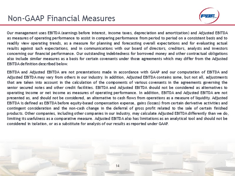 BARCLAYS MLP CORPORATE ACCESS DAY – PBF Logistics Lp – slide 13